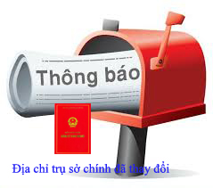 Thông báo chuyển địa điểm làm việc