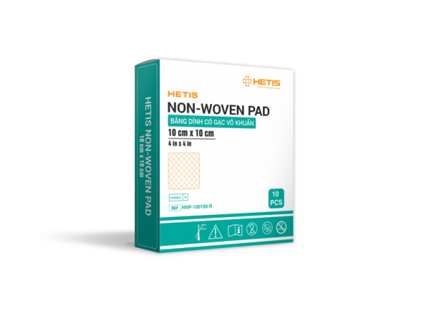 HETIS NON-WOVEN PAD – BĂNG DÍNH CÓ GẠC VÔ TRÙNG